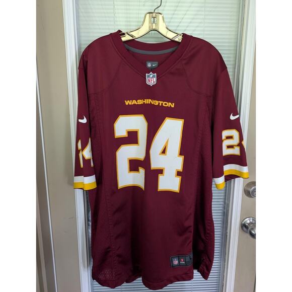 Nike On Field Washington Redskins #24 Antonio Gibson NFL Football Jersey Size L